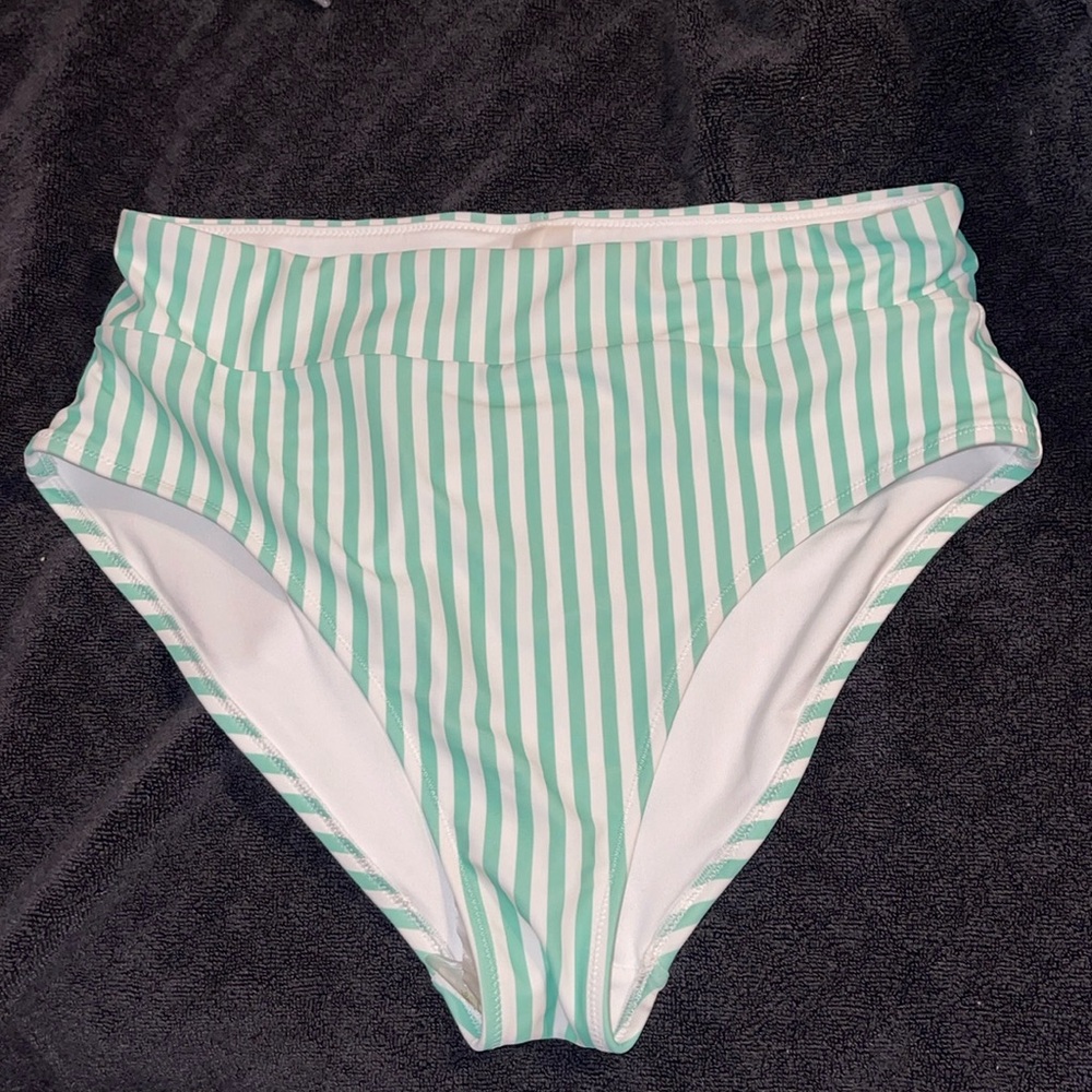 Old Navy pinstripe swim bottoms